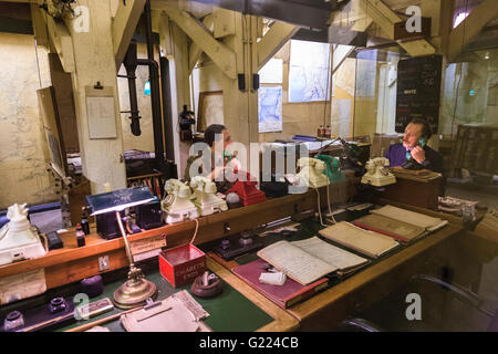 Il Cabinet War Rooms, Westminster, London Foto Stock