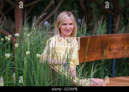 Londra, Regno Unito. 23 Maggio, 2016. Emittente Jo Wylie at Chelsea Flower Show 2016 Credit: David Betteridge/Alamy Live News Foto Stock