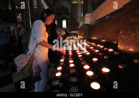 All'interno, Saint Stephen basilica, Budapest, Ungheria Foto Stock