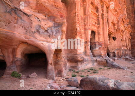 Il Palazzo tomba in Petra, Giordania Foto Stock