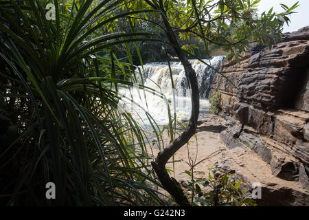 Karfiguela cade di Banfora, regione di Cascades , Burkina Faso Foto Stock