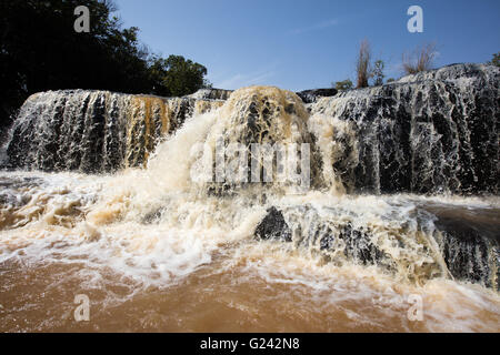 Karfiguela cade di Banfora, regione di Cascades , Burkina Faso Foto Stock