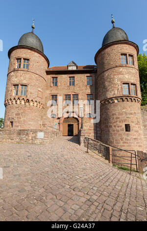 Burg Castello Wertheim, Wertheim, Valle Tauber, Baden-Württemberg, Germania Foto Stock