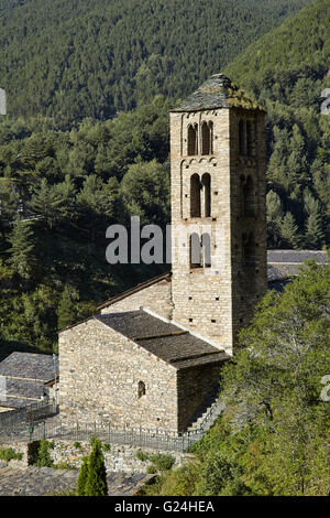 Chiesa di Sant Climent. Pal. La Massana. Andorra. Foto Stock