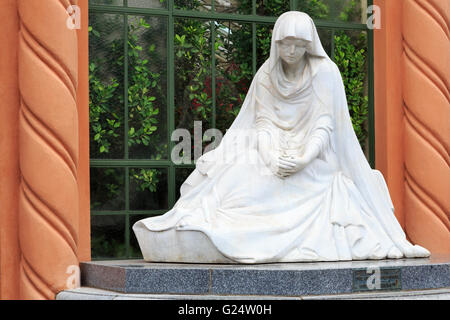 Statua, i Giardini Fitzroy Conservatorio, Melbourne, Victoria, Australia Foto Stock