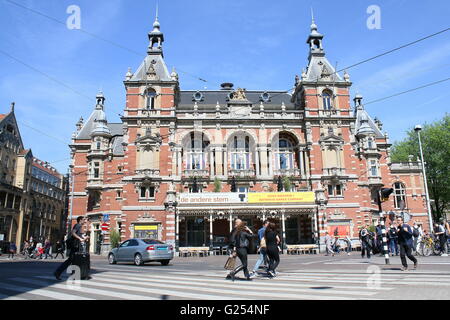 Fine del XIX secolo Stadsschouwburg (teatro municipale) edificio a piazza Leidseplein in Amsterdam, Paesi Bassi. Foto Stock