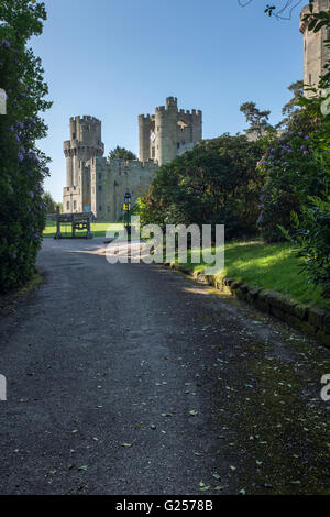 Il Castello di Warwick, Warwickshire, Inghilterra, Regno Unito Foto Stock