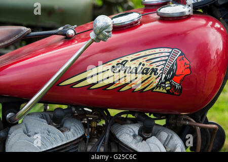 Indian 741b Scout motocicletta. Classic American Motorcycle Foto Stock