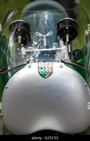 Vintage racing Velocette motocicletta. Classic british bike Foto Stock