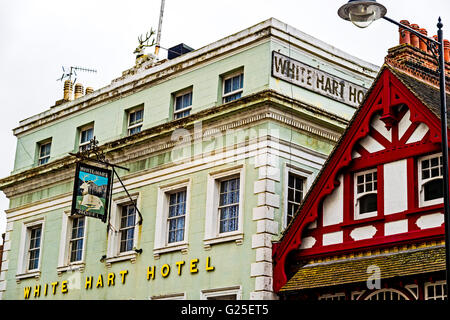 Lewes White Hart Hotel, culla della Rivoluzione Americana Foto Stock