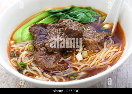 Carni bovine Taiwanese noodle soup Foto Stock