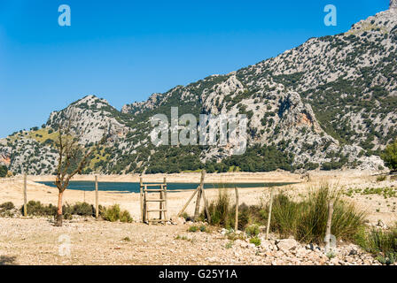 A Maiorca Isole Baleari: il Gorg Blau serbatoio su settembre 2011 Foto Stock