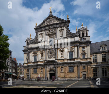 Anversa la chiesa di San Carlo Borromeo Foto Stock