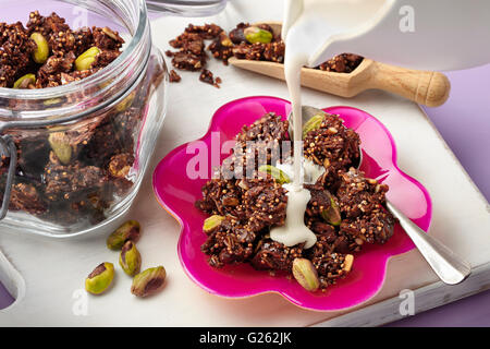 Cococa chai granola Foto Stock