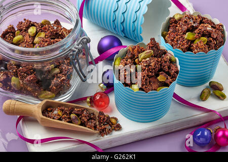 Cococa chai granola Foto Stock