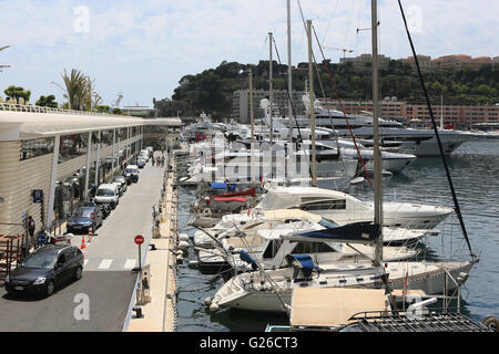 Il Principato di Monaco e Monte Carlo. 25 Maggio, 2016. Formula 1 Grand Prix, driver arrivo e conferenza stampa al giorno. Atmosfera di Monaco © Azione Sport Plus/Alamy Live News Foto Stock