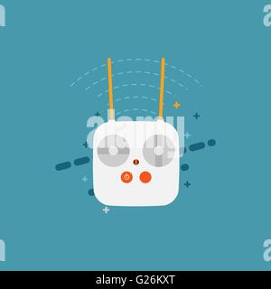 Remote controll per auto, fuco, volare e Toy. Illustrazione Vettoriale