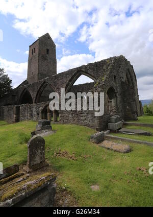 Muthill vecchia chiesa e torre scozia maggio 2016 Foto Stock