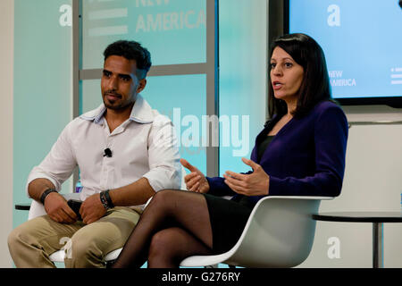 03 maggio 2016 - Ahmed Abdellahy, ex estremista musulmano parlando alla nuova America - Washington DC, Stati Uniti d'America Foto Stock