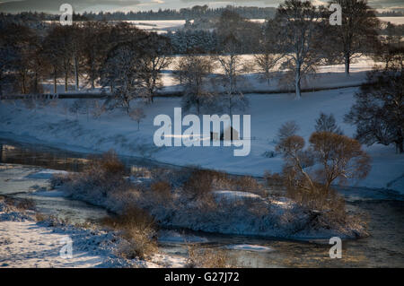 Westford Shiel sul basso fiume Tweed Foto Stock