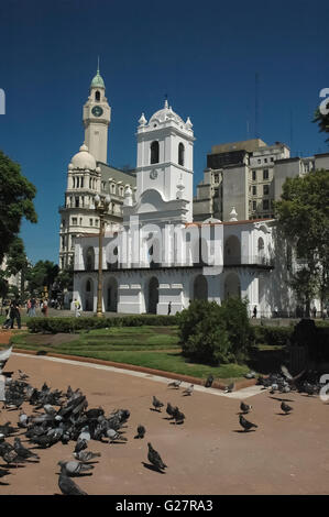 Vista del famoso Cabildo di Buenos Aires Foto Stock