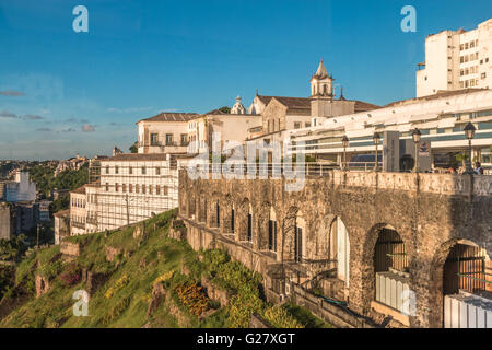 Vista di Salvador de Bahia in Brasile Foto Stock