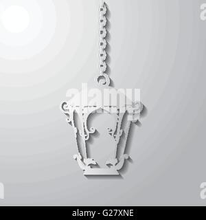 Carta stradale silhouette di luce Illustrazione Vettoriale