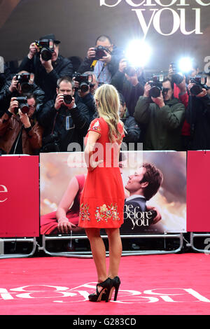 Lily Travers frequentando il me prima di European Film Premiere a Curzon Mayfair, Londra. Stampa foto di associazione. Picture Data: mercoledì 25 maggio 2016. Foto di credito dovrebbe leggere: Ian West/PA FILO Foto Stock