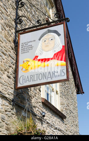 Il Charlton Arms Hotel e ristorante a Ludlow, Shropshire Foto Stock