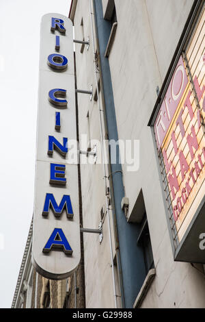 Londra, Regno Unito. 25 Maggio, 2016. Art Deco cinema Rio in Dalston. Credito: Mark Kerrison/Alamy Live News Foto Stock