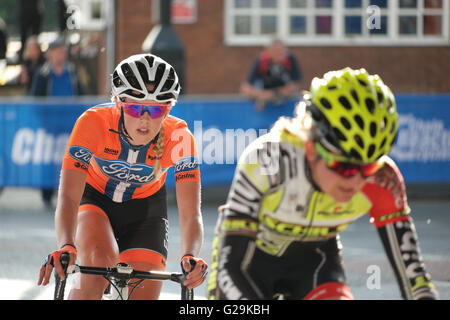 Redditch, Regno Unito 26 maggio 2016. Pearl Izumi ciclo Tour serie 4 e matrice Grand Prix Ladies gara Credito: Terry Mason / Alamy Live News Foto Stock