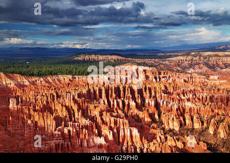 Bryce Canyon, Inspiration Point, Utah, Stati Uniti d'America Foto Stock