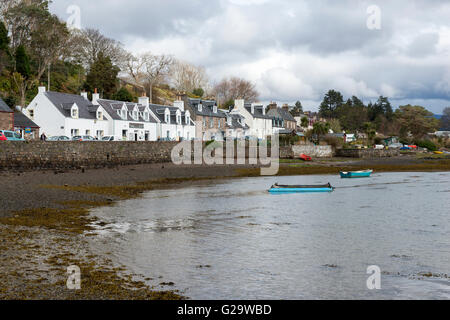 Il villaggio di Plockton, Ross Shire in Scozia UK Foto Stock