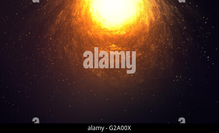 Moderno dipinto radiante Foto Stock