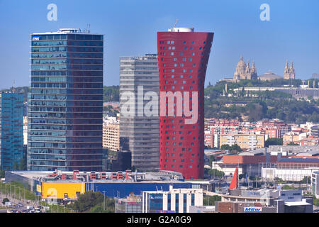 Barcellona è la capitale della comunità autonoma della Catalogna nel Regno di Spagna Foto Stock