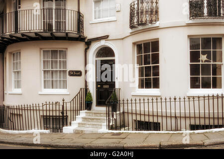 Guerra Foyles Foyle's House Croft Road Hastings East Sussex effetto Film Foto Stock