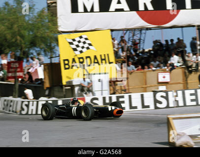 BRM P261 V8 Graham Hill , finita 3° 1966 Grand Prix di Monaco Foto Stock