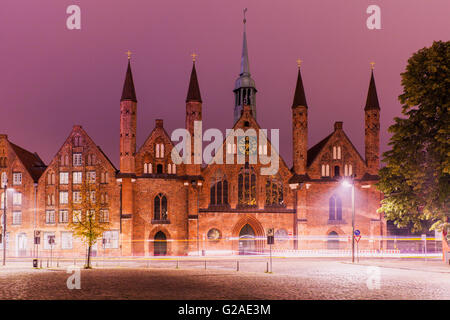 Heiligen-Geist-ospedale in Lubeck Lubecca, Schleswig-Holstein, Germania Foto Stock