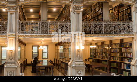 George Peabody Library Baltimore MD Foto Stock
