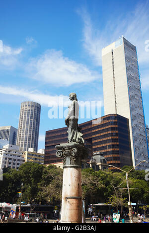 Praca Floriano (Floriano piazza), centro di Rio de Janeiro, Brasile Foto Stock