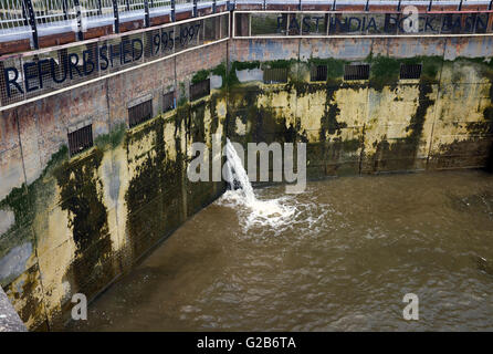 East India Dock bacino, London, England, Regno Unito Foto Stock