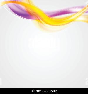 Abstract incandescente onde colorato design, luminosa vettore onde graphic design Illustrazione Vettoriale