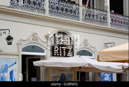 Ingresso al Ritz a Funchal, Madeira, Portogallo Foto Stock