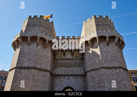 Torri di Serranos. Valencia. Comunitat Valenciana. Spagna. Foto Stock