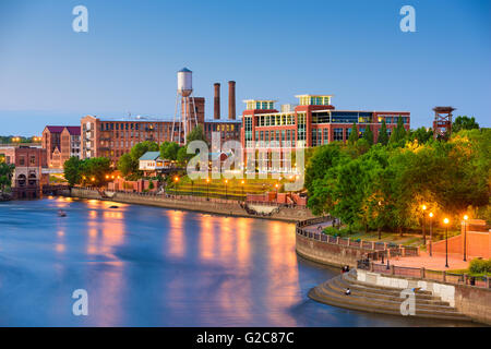 Columbus, Georgia, Stati Uniti d'America skyline del centro. Foto Stock