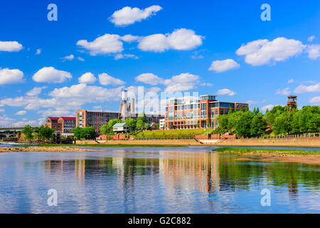 Columbus, Georgia, Stati Uniti d'America skyline del centro. Foto Stock