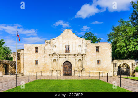 La Alamo in San Antonio, Texas, Stati Uniti d'America. Foto Stock