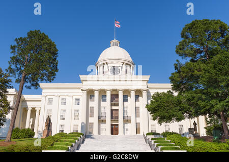 Alabama State Capitol in Montgomery, Alabama. Foto Stock