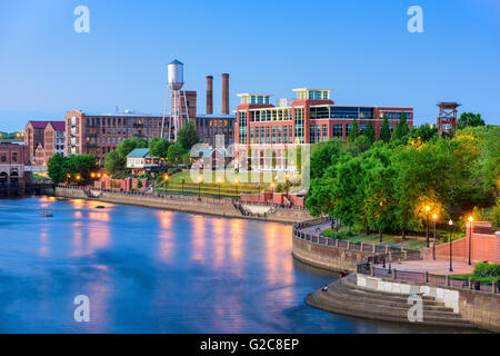 Columbus, Georgia, Stati Uniti d'America skyline del centro. Foto Stock