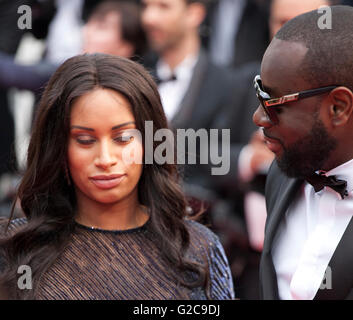 Il rapper Maitre Gims e DemDem al gala screening per il film La BFG alla sessantanovesima Cannes Film Festival, Sabato 14 Maggio 20 Foto Stock